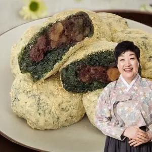 한복선 제주쑥 콩가루 견과찹쌀떡 50g x 25개