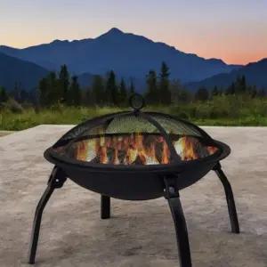 캠핑용 캠핑 화로대 스크린 불멍 화로대 휴대용 그릴 야외