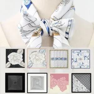 여성 간절기 실크촉감 쉬폰 스카프 외출 패션 가을스카프 여성스카프 쁘띠스카프 여름스카프 봄스카프