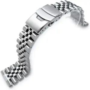 스트랩코드 22mm 슈퍼제이 루이 316L 스테인리스 스틸 시계 밴드 스트레이트 엔드 유니버설 버전