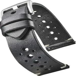 놀라운 선택 알파인 빈티지 가죽 시계 밴드 - 여성 및 남성용 교체 일반 스마트 밴드와 호환됩니다
