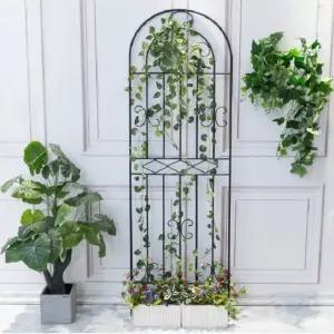 Haeif 대형 아치형 장미 아치 식물 지지대 넝쿨지지