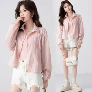 은창]파스텔 아노락 다운 스트링 바람막이 집업 점퍼 잠바 여름 자켓 비치 수영복 봄 가을 아우터 여