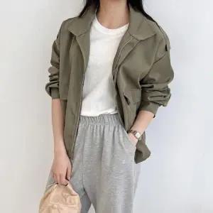 ( )야상 간절기용 봄바람막이 여성바람막이점퍼 오버핏 데일리점퍼 여성 윈드브레이커 간절기 봄점퍼 봄바