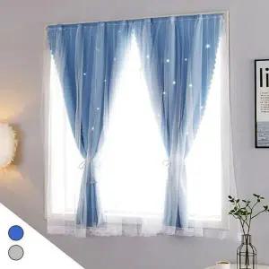 [하프클럽/셀러허브]암막커튼 거실 창문 간편한 가림막 찍찍이 180X150