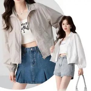 바람막이 경량바람막이 점퍼 봄바람막이 경량 가을잠바 세미크롭 여성바람막이