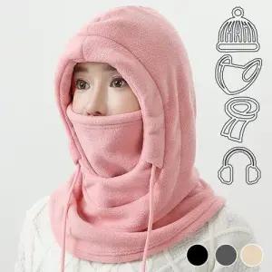 여성 바라클라바 후드 넥워머 겨울 플리스 기모템 WFGKGFH