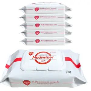 메디와이퍼 물티슈 5개입 80매 손 티슈 손세정 물