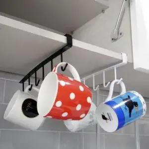 철제 컵 6구 후크걸이 걸이 다용도 조리도구 주방걸이 WFGIGTN