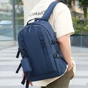(색상 네이비)남성 여행용 백팩 남자 대학생 직장인 헬스 가방 남색 여행용백팩 남자백팩 여행백팩
