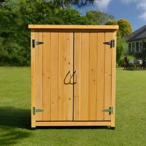 야외 청소 도구함 방부목 간이 창고 전원주택 농기구 보관함 수납함 몽땅