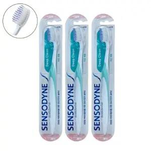 센소다인 딥클린 초 미세모 칫솔 3개 시린이 민감성 치아