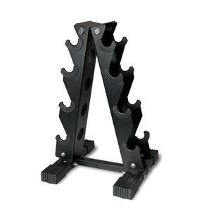 헤비 듀티 A-프레임 덤벨 랙 - 근력 트레이닝 운동 및 홈 체육관 장비용 무게 보관 스탠드