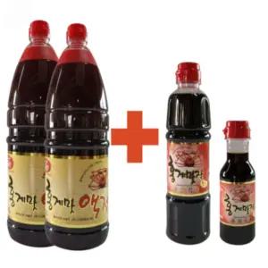 유쎌몰 홍게액젓 1.8L 2EA 레드 700ML 세트 맛있는젓갈 국산젓갈