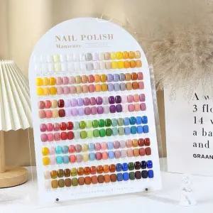 아크릴 컬러 네일아트판 프레임 네일 컬러차트 네일샵