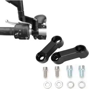 와트리스 베이이 모터사이클 미러 익스텐더 - M10 또는 M8 장착 조리개가 있는 후방 미러용 알루미늄 합금