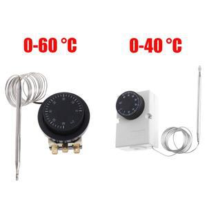 산업 급료 보온장치 관제사 온도 스위치 모세관 방수 상자 AC220V 측정 범위 0-40 ℃