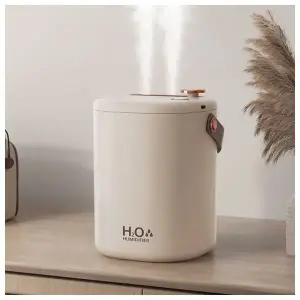 [웰스온] 촉촉 USB 무드등 가습기(1L) (베이지)