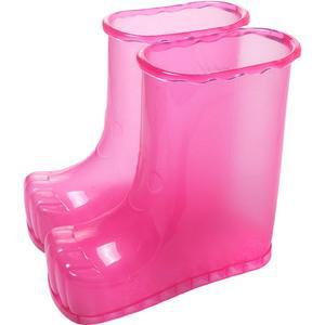 투명 핑크 보온 28cm45야드 항온 부츠 발실내 대형 족욕장화 족욕 습식 장화 발욕조