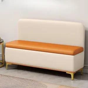수납 소파 등받이 벤치 수납장 가죽 베이지 휴게실 신발