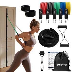 핸들 운동을 위한 강피터 도어 앵커 스트랩 및 저항 밴드, 전신 근력 운동 기구 홈 헬스장 피트니스를 미끄럼 방지 멀티 포인트 부착