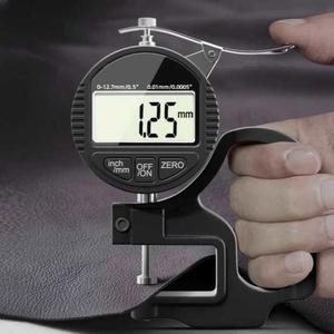 디지털 후도계 두께 안경 측정기 굵기 단차 둥근머리 눈금자 비닐 라운드