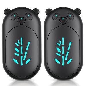 AI 핸드 워머 충전식 2팩, 6000mAh 전기 재사용 가능, 20시간 장시간 난방, 여성용 휴대용 포켓 히터 워머, 야외 캠핑, 스키 장비