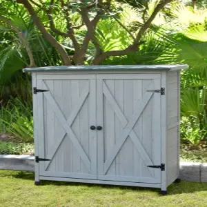 야외 창고 수납함 도구함 원예 농기구보관함 농막 정리함 캐비닛