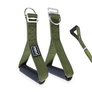 POWLIF 저항 밴드 핸들, 밴드용 다목적 운동 풀리 시스템용 케이블 기계 부착 장비 및 홈 헬스장용 핸들