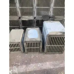 스텐 켄넬 중형견 기내용 이동식 개집 케이지 견사 백팩