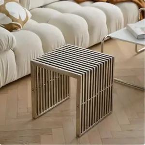 스테인레스 벤치의자 카페 대기 야외벤치 의자카페 벤치