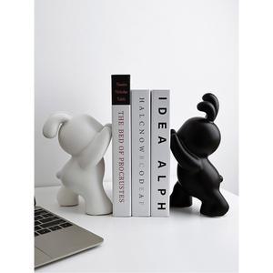 귀여운 토끼 북엔드 래빗 책장 책지지대 탁상 장식 북홀더 선물 폴라도레 북앤드