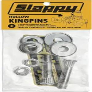 슬랩피 스케이트보드 트럭 표준 중공 킹핀 광택 실버