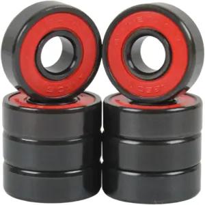 암페타민 스케이트보드 속도 베어링 - 8개 세트 세라믹 스테인리스 스틸 Abec 5 7 중에서 선택 모든 바퀴에