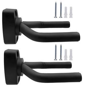 EastyGold 기타 벽걸이 스탠드 우쿨렐레 2팩 바이올린 후크 홀더 디스플레이 랙 브래킷 대부분 베이스 액세서리용