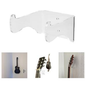 토피욘드 기타 벽걸이 바이올린 우쿨렐레용 투명 아크릴 후크, 홈 스튜디오 장식용 랙, 뮤지션용 디스플레이