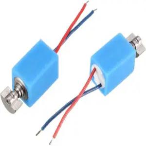 uxcell 10pc DC 3V 12000RPM 페이저 셀 마이크로 진동 모터 4mm x 8mm