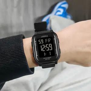 100m 12/24시간 시계 야광 시계(스테인 방수 백라이트 서포트 기능