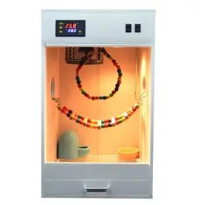 어린 앵무새 육추기 온열 일정한 사육장 케이지 번식 새집 인큐베이터 온도 이동장