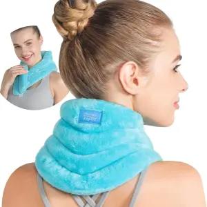 뜨거운 냉찜질을 위한 전문가용 전자레인지 목 온열 랩 목용 패드를 사용한 안심