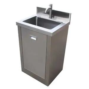 스텐세면대 싱크대 풋 페달식 간이 수술실 세면대 의료용