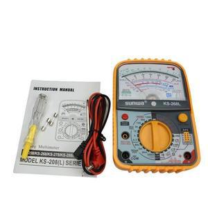 KS 268L 아날로그 멀티 미터 방지 감지 다기능 SP21 볼트 클램프 디지털 기계식