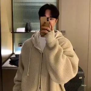 남친 니트 가을 빈티지 카디건 스웨터 도톰한 패피3