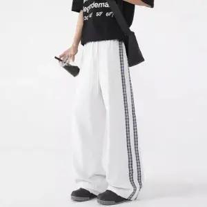 남친 팬츠 춘추 와이드 스트라이프 통 트레이닝 웨지 패피3