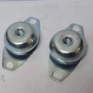 2pcs M12 벨 타입 진동 마운트 압축-전단 컵 댐퍼 솔레이터 고무 쇼크 업소버 브래킷 아니트 패드 피트