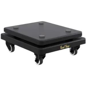 우퍼받침대 삼성 단층 호환 방진패드 블랙 방진매트