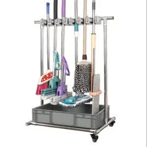 청소도구함 이동식 마대 걸이 도구함 마대걸레걸이 청소카