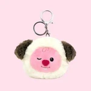 캐릭터가방인형 동물얼굴키링 강아지 캐릭터키링