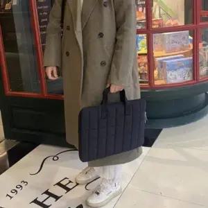 누빔 패브릭 태블릿 패드 스퀘어 노트북 파우치 가방