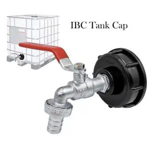 S60x6 굵은 스레드 IBC 탱크 탭 커넥터 X 1/2 3/4 워터 커플 링 어댑터 1000L 가든 홈 교체 밸브 피팅